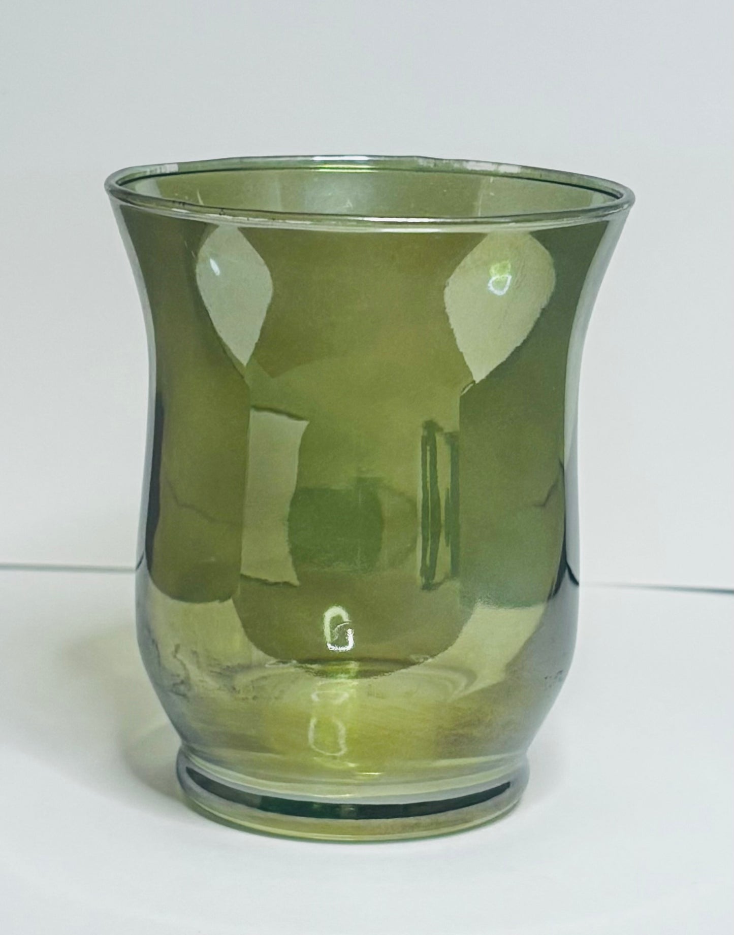 Green Hurricane Candleholder