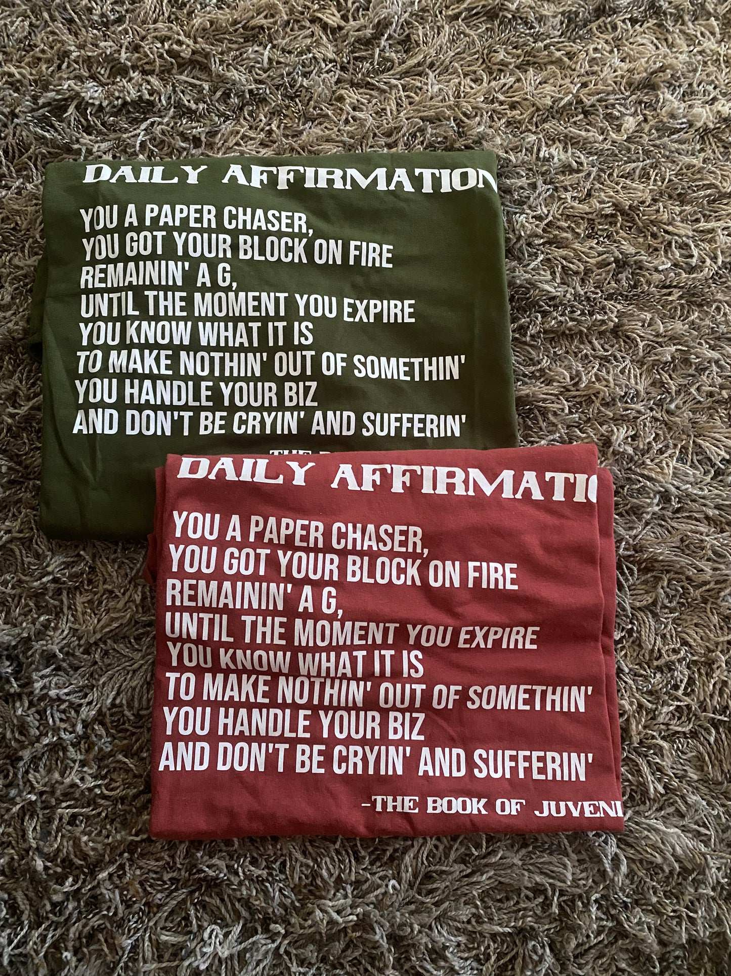 Juvenile Daily Affirmations Tee